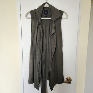Gap Green Longline Vest